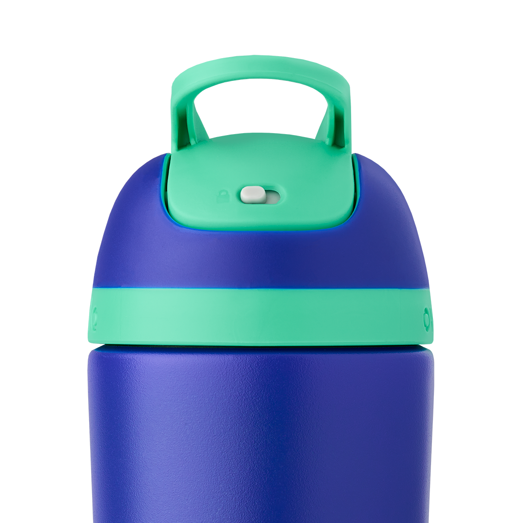 Kids’ Stainless Steel FlipTM Grey + Black